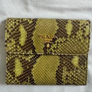 Prada Snakeskin Wallet